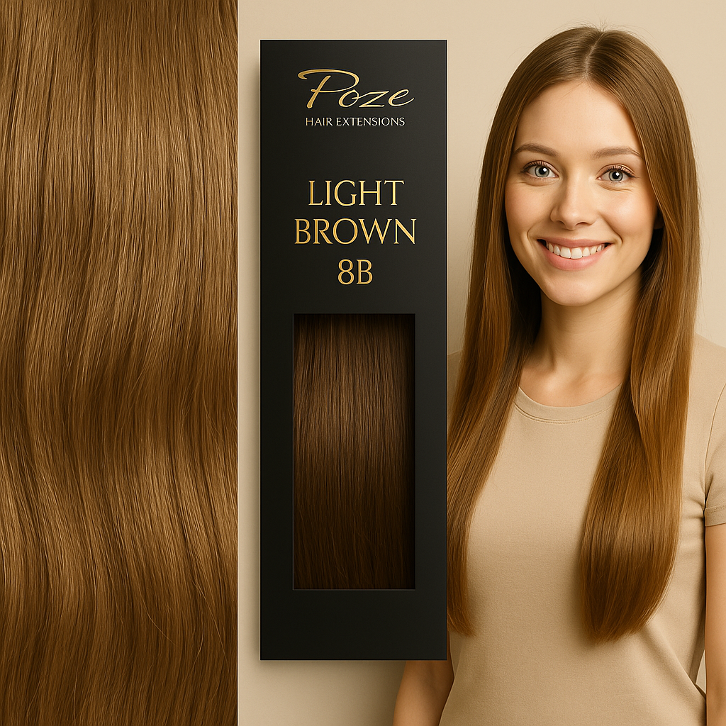 Keratin / Nail Hair Premium - 8B Light Brown
