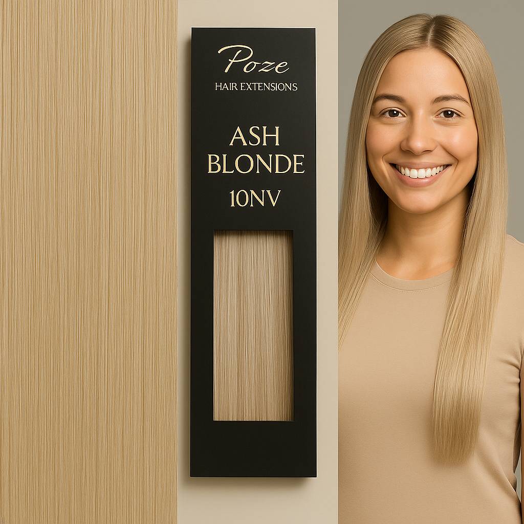 Micro Ring Extensions Standard - 10NV Ash Blonde