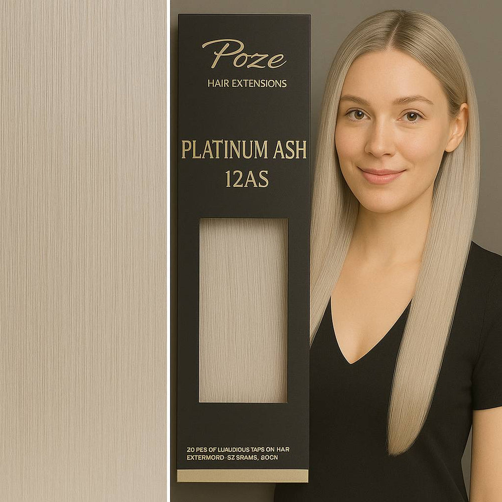 Micro Ring Extensions Premium - 12AS Platinum Ash