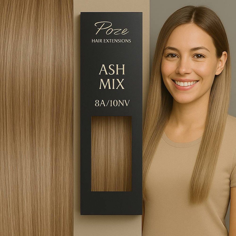 Micro Ring Extensions Standard - 8A/10NV  Ash Mix